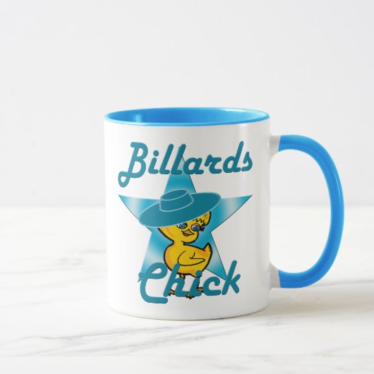 Billiards Chick #7 Tasse (Rechts)
