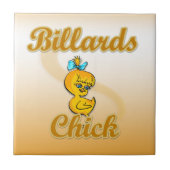 Billiards Chick Fliese (Vorderseite)