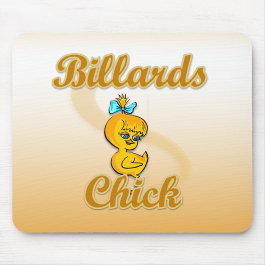 Billiards Chick Mousepad (Vorne)