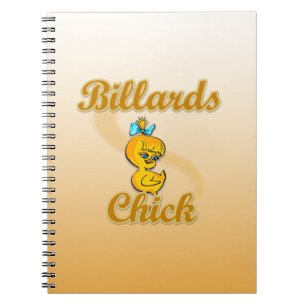 Billiards Chick Notizblock