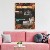 Billiards Cue Sport Leinwanddruck (Insitu (Wohnzimmer))