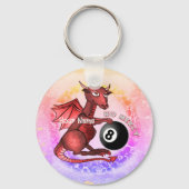 Billiards Dragon Schlüsselanhänger (Vorderseite)