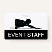 Billiards Event Staff Budget Event Badges Ausweis (Vorderseite)