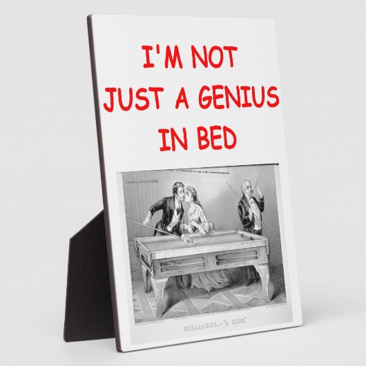 BILLIARDS FOTOPLATTE (Seite)