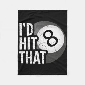 Billiards Funny Id hat diesen Pool Player 8 Acht B Fleecedecke