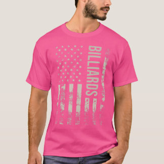 Billiards für amerikanische Flagge T-Shirt