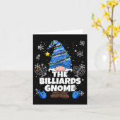 Billiards Gnome Funny Jewish Hanukkah Gnome Billia Karte (Gelbe Blume)