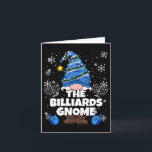 Billiards Gnome Funny Jewish Hanukkah Gnome Billia Karte<br><div class="desc">Billiards Gnome Funny Jewish Hanukkah Gnome Billiard</div>