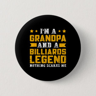Billiards Legende Opa Button