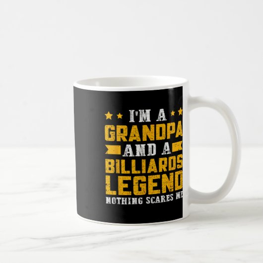 Billiards Legende Opa Kaffeetasse (Rechts)