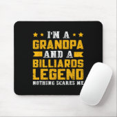 Billiards Legende Opa Mousepad (Mit Mouse)