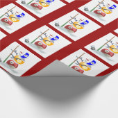 Billiards Lover Christmas Geschenkpapier (Ecke)