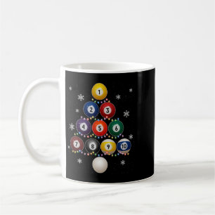 Billiards Lover Xmas Tree Lights Santa Billiards C Kaffeetasse