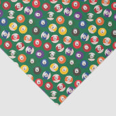 Billiards Muster Seidenpapier (Ausschnitt)