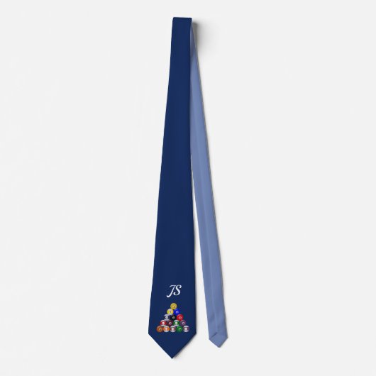 Billiards Neck Tie Krawatte (Vorderseite)