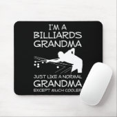 Billiards Oma Großmutter Cool - Im A Billards Mousepad (Mit Mouse)