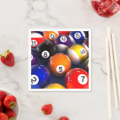 Billiards Paper Napkins Serviette (Beispiel)