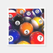 Billiards Paper Napkins Serviette (Vorderseite)