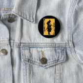 Billiards Player Samurai Japan Warrior Snooker Poo Button (Beispiel)