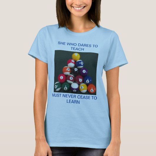 BILLIARDS-POOL für T - Shirt (Vorderseite)
