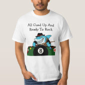 Billiards Pool Hall Rebel Funny Tshirts (Vorderseite)