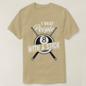 Billiards Pool Idea T-Shirt (Design vorne)