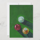 BILLIARDS ~ POOL PARTY EINLADUNG ~EZ ZUR KUSTOMIE (Vorderseite)