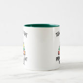 Billiards Pool Player Mug Zweifarbige Tasse (Mittel)