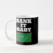 Billiards Pool Player Shirt Geschenke Männer Fraue Kaffeetasse (Links)