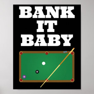Billiards Pool Player Shirt Geschenke Männer Fraue Poster