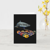 Billiards Pool Shark Design Karte (Gelbe Blume)
