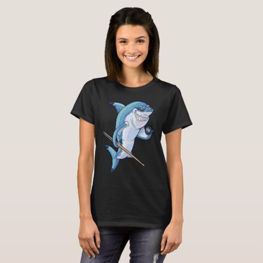 Billiards Pool Shark T-Shirt (Vorne ganz)