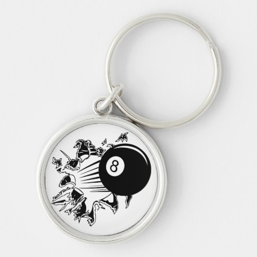 Billiards Schlüsselanhänger (Vorne)
