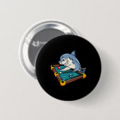Billiards Shark Pool Snooker Player Geschenk Button (Vorne & Hinten)
