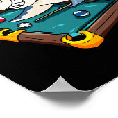 Billiards Shark Pool Snooker Player Geschenk Poster (Ecke)