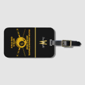 Billiards Sprichwort über Erfahrung und Fertigkeit Gepäckanhänger (Vorderseite (Horizontal))