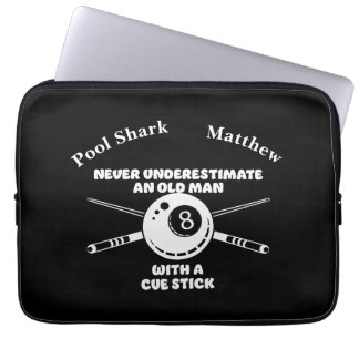 Billiards Sprichwort über Erfahrung und Fertigkeit Laptopschutzhülle