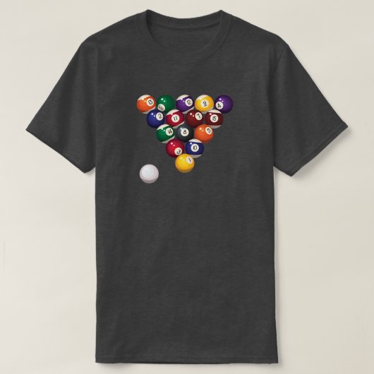 Billiards T - Shirt (Design vorne)
