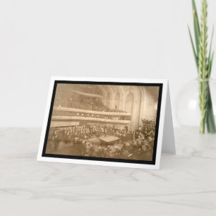 Billiards Tournament Photo 1908 Karte