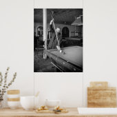 Billiards Trick Shot, Anfang der 1900er Poster (Küche)