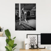 Billiards Trick Shot, Anfang der 1900er Poster (Heimbüro)