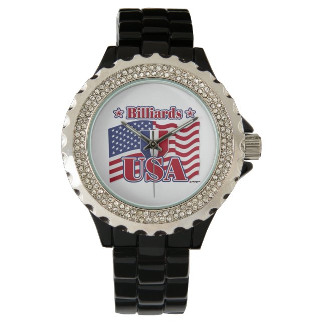 Billiards USA Armbanduhr (Vorderseite)