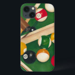 Billiardtisch mit Balls und Chalk Case-Mate iPhone Hülle<br><div class="desc">Rack sie mit diesem spektakulären Bild eines Billardtisches von Jennifer Goldberger. Die Bälle sehen neu aus,  das Filz sieht tadellos aus,  und die Kreide wurde bereits auf die Cue-Sticks aufgetragen. Hang dies in deiner Zuhause,  oder gib es einem Freund oder Liebsten,  der eine Partie Billard genießt!</div>