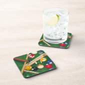 Billiardtisch mit Balls und Chalk Getränkeuntersetzer (Rechte Seite)