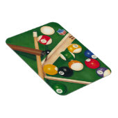 Billiardtisch mit Balls und Chalk Magnet (Rechte Seite)