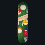 Billiardtisch mit Balls und Chalk Skateboard<br><div class="desc">Rack sie mit diesem spektakulären Bild eines Billardtisches von Jennifer Goldberger. Die Bälle sehen neu aus,  das Filz sieht tadellos aus,  und die Kreide wurde bereits auf die Cue-Sticks aufgetragen. Hang dies in deiner Zuhause,  oder gib es einem Freund oder Liebsten,  der eine Partie Billard genießt!</div>