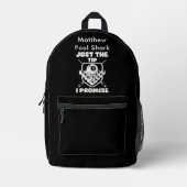 Billiardzitate für Spieler Bedruckter Rucksack (Vorderseite)