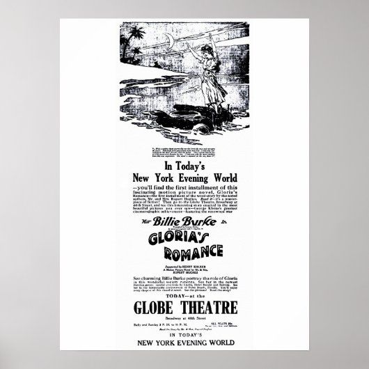 Billie Burke 1916 Vintager Film und Poster (Vorne)