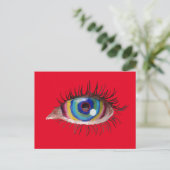 Billie eye postkarte (Stehend Vorderseite)