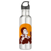 Billie Holiday Edelstahlflasche (Vorderseite)